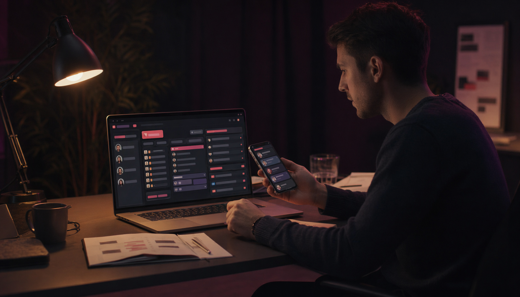 Tableau de bord sur mesure pour piloter profils, signalements, conversations et activité d'une application de rencontre