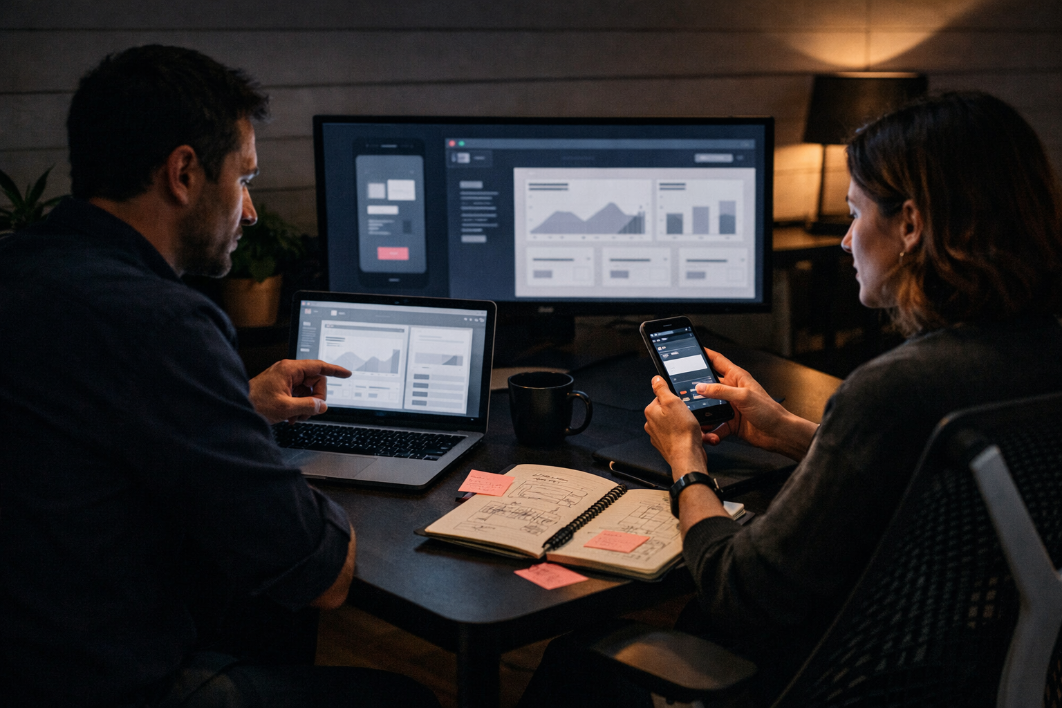 Produit coherent entre interface web d'administration et experience mobile cote client